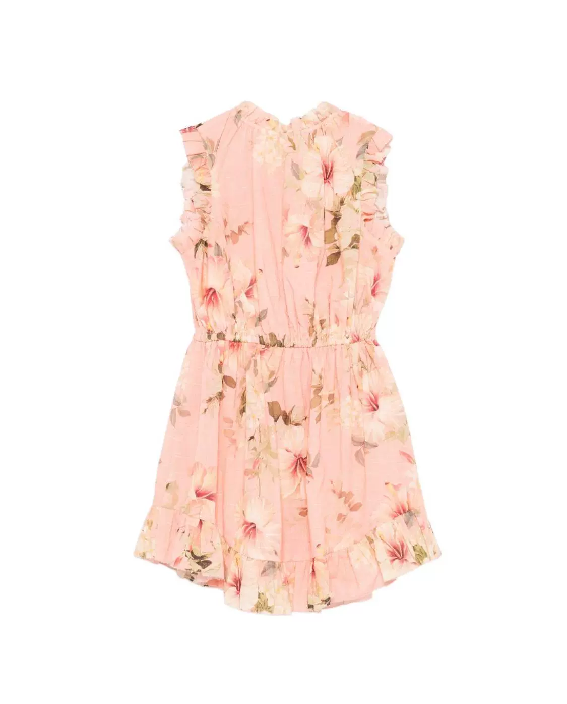 Pink Floral Playsuit