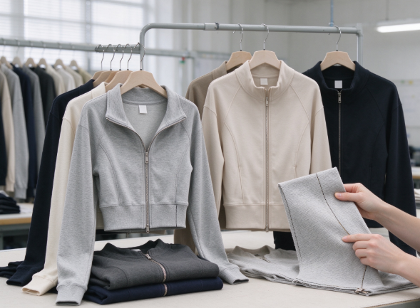 Fit, Care and Quality Checks for a Cropped Zip Knit Cardigan