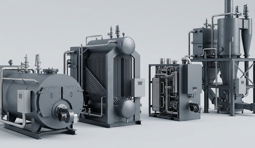 Industrial Boiler System: Types, Efficiency Data and Industrial Applications