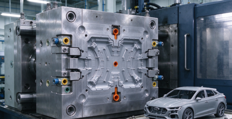 Custom Precision Plastic Injection Molds for Automotive Industry Mass Production