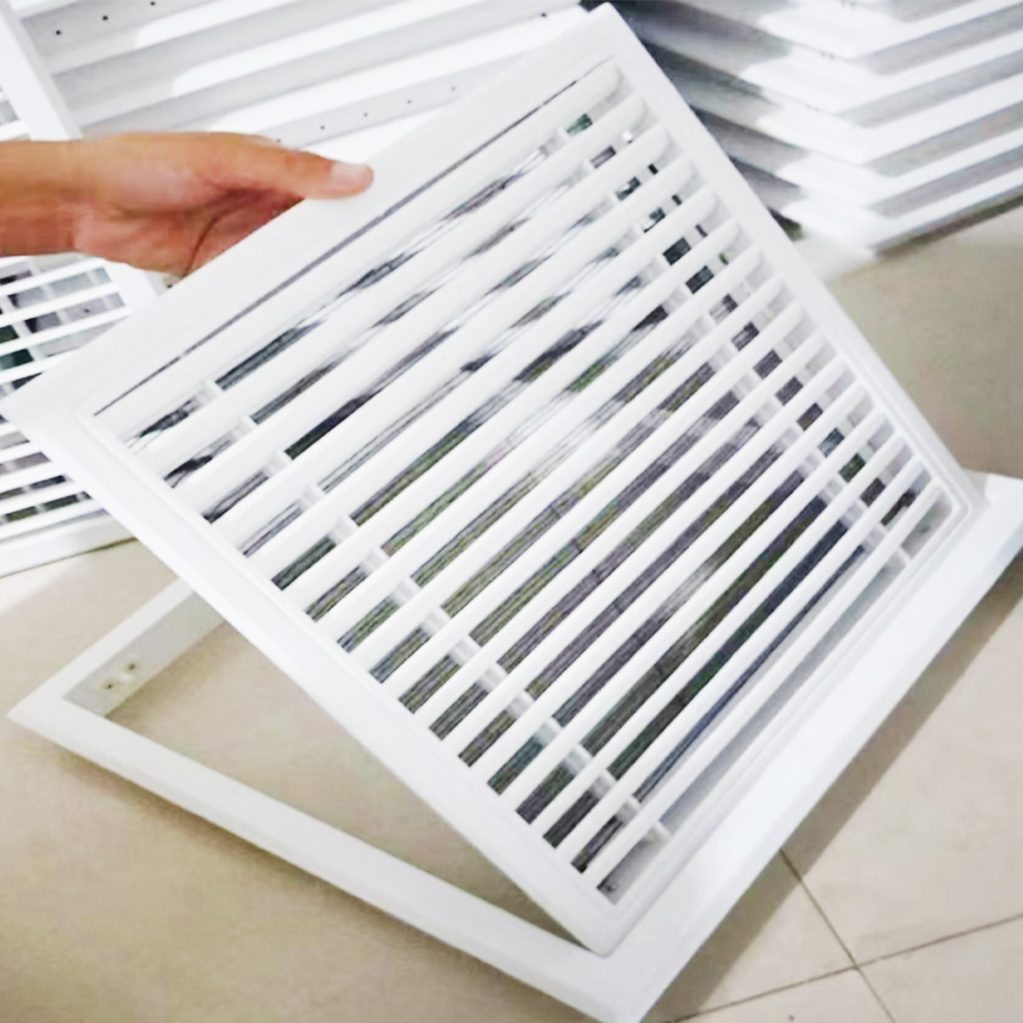 One-piece ABS Return Air Grille — customer-supplied product image 1