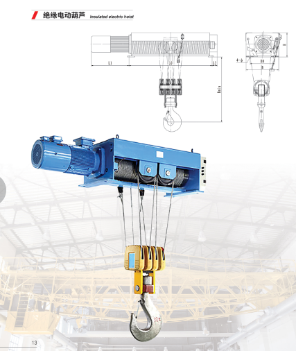 Insulated Electric Hoist image 1