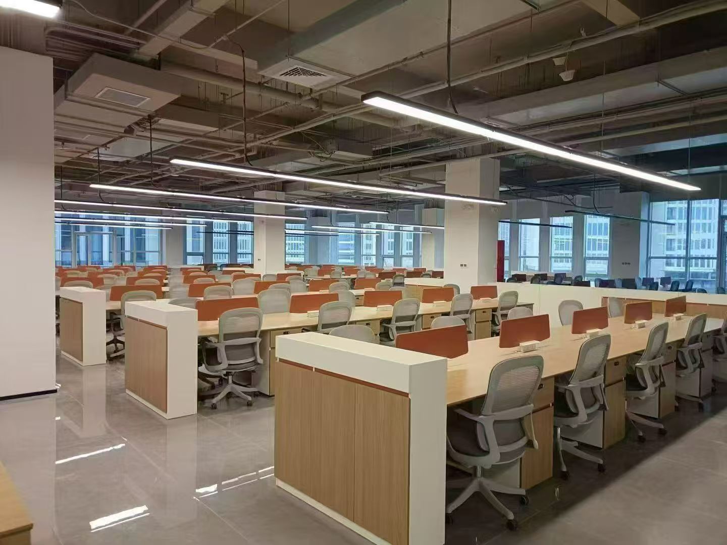 Open Office Workstation - Orange
