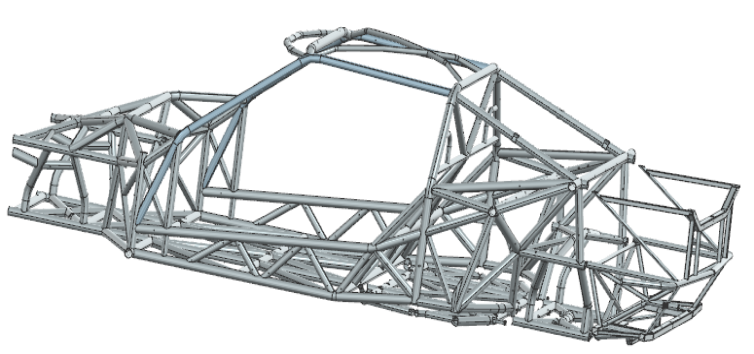 High-Strength Steel Tube Frame - Main product image - SKU LTWT15 - NLAP automotive lightweight component