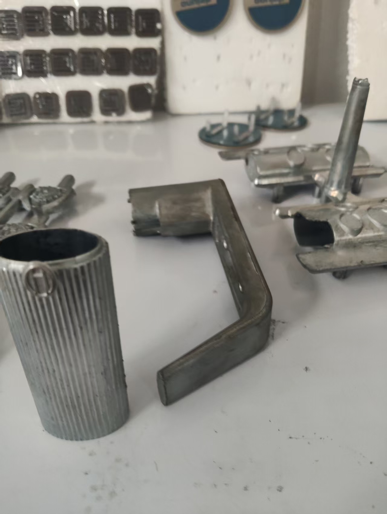 Component samples on the development workbench