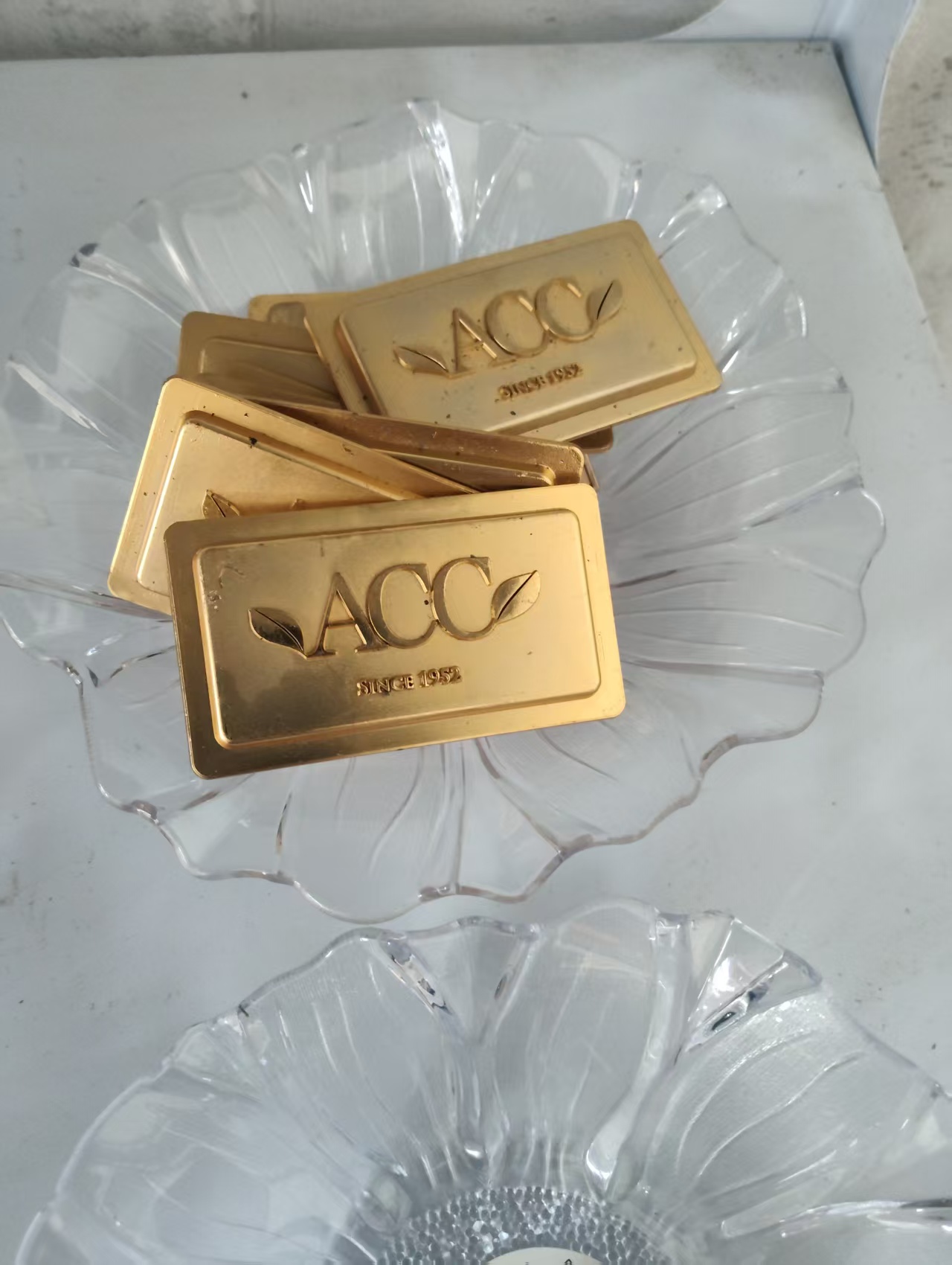 Metal nameplate samples