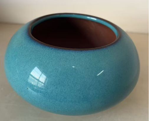 Turquoise Bowl Planter