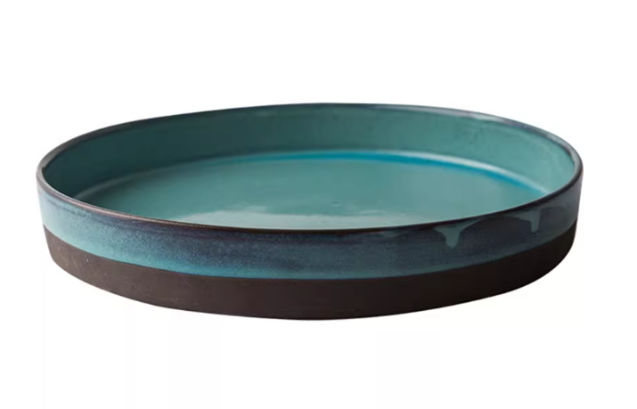 Verdigris Glaze Plate