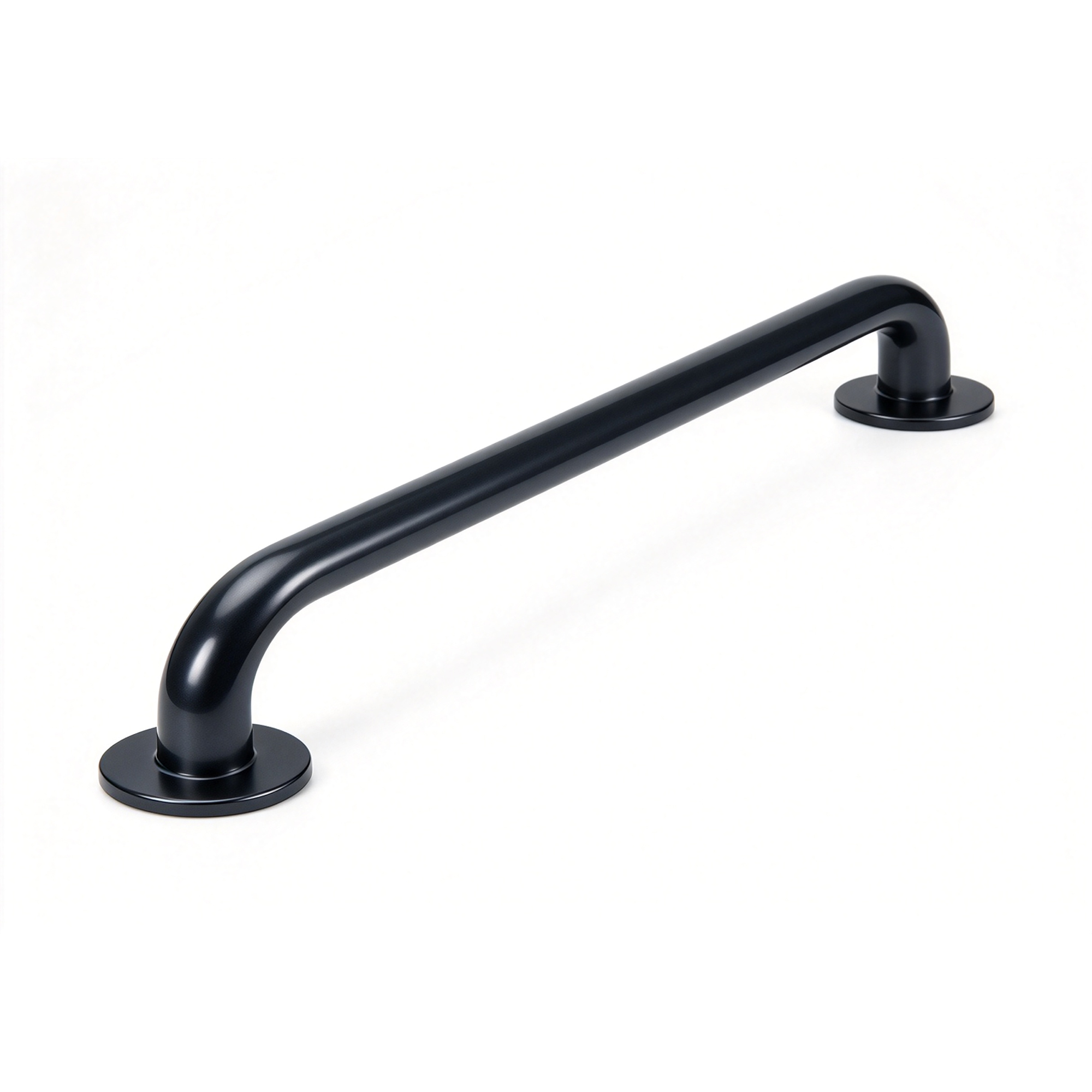 Powder-Coated Carbon Steel D-Shaped Grab Rail 35 Series, view 1