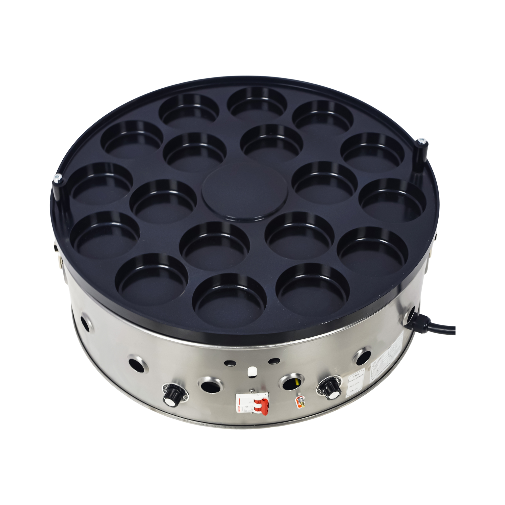 Electric circle with 18 holes