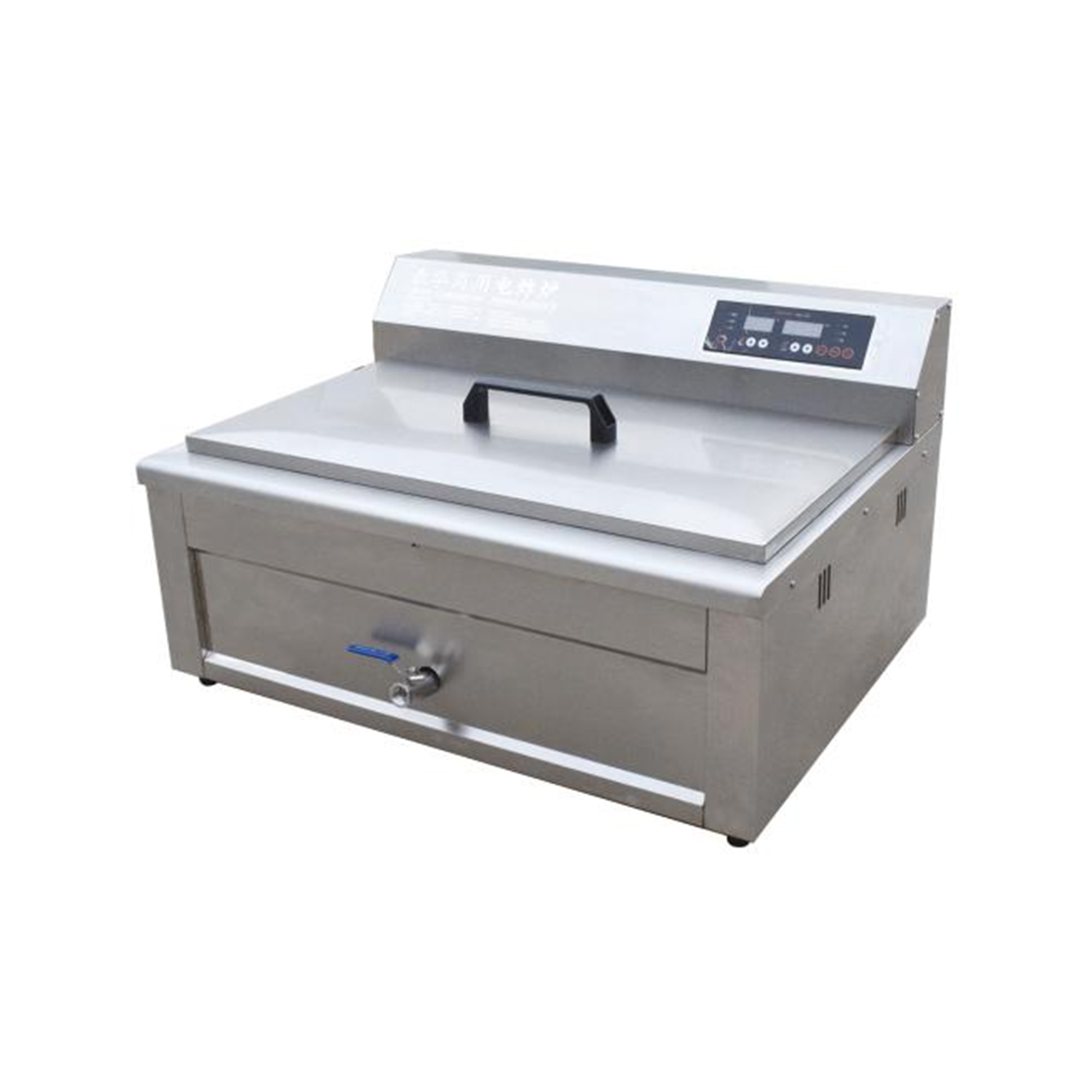 Digital display temperature controlled deep fryer