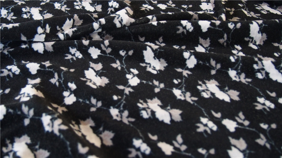 Abstract Printed Velvet