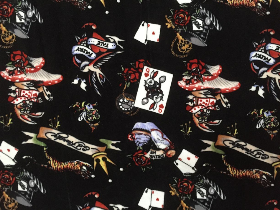 Floral Printed Velvet