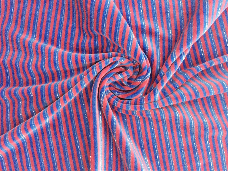 Tonal Stripe Velvet