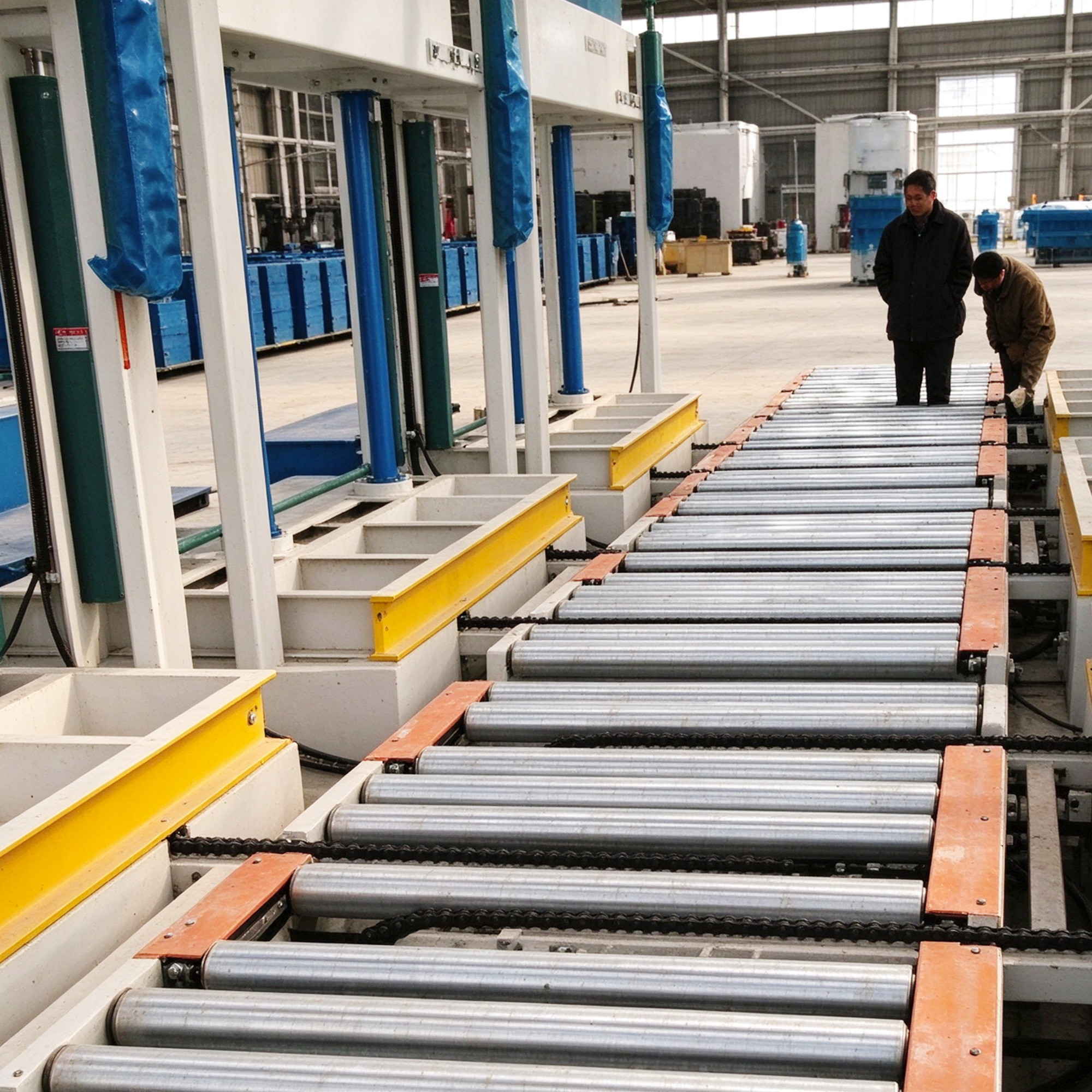 Cold Press Upgrade with Lifting Chain Conveyor