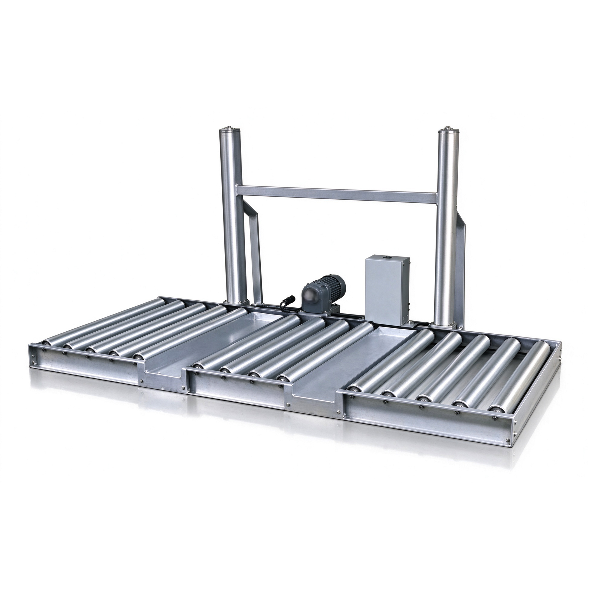 Side-Loading Roller Conveyor for Panel Saw