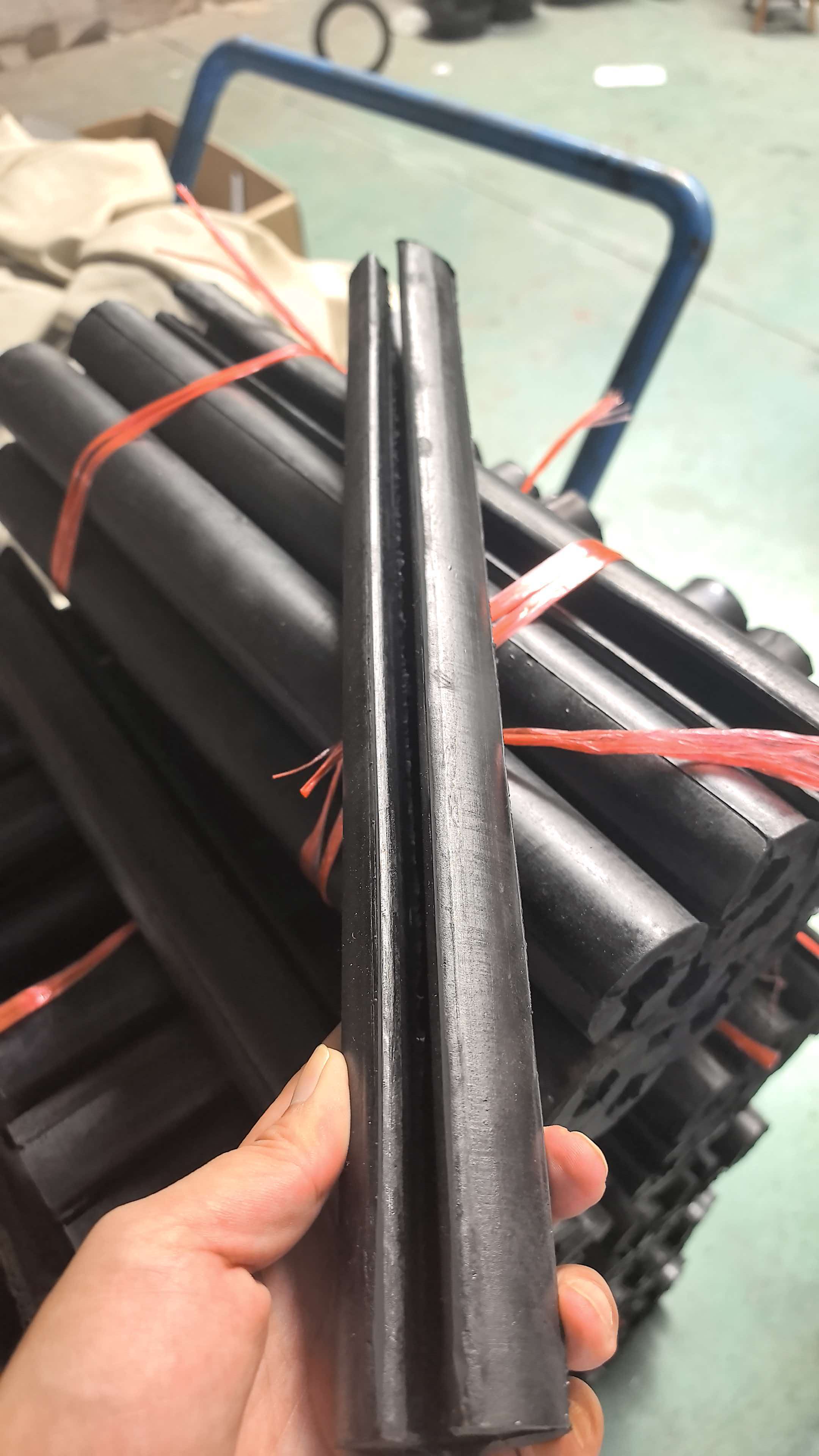 Custom Rubber Profile production view 1
