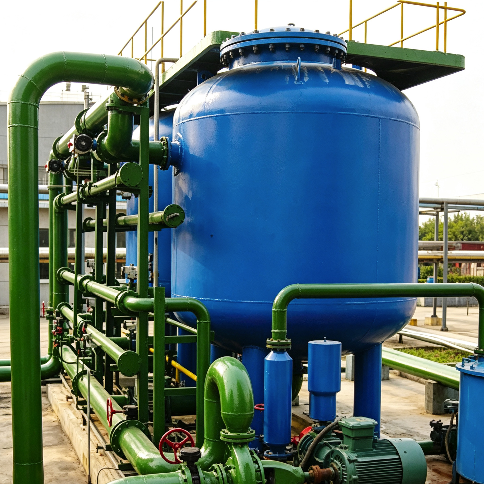 GHL, GQL Type Walnut Shell, Fiber Ball Filter equipment image