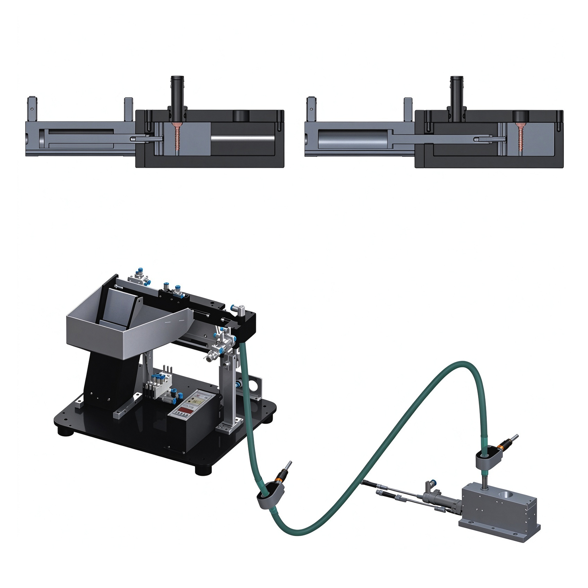 Desktop material receiving table product image