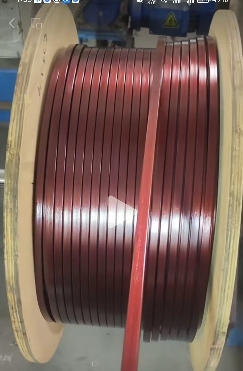 Additional spool view of Enamelled Flat Copper Wire