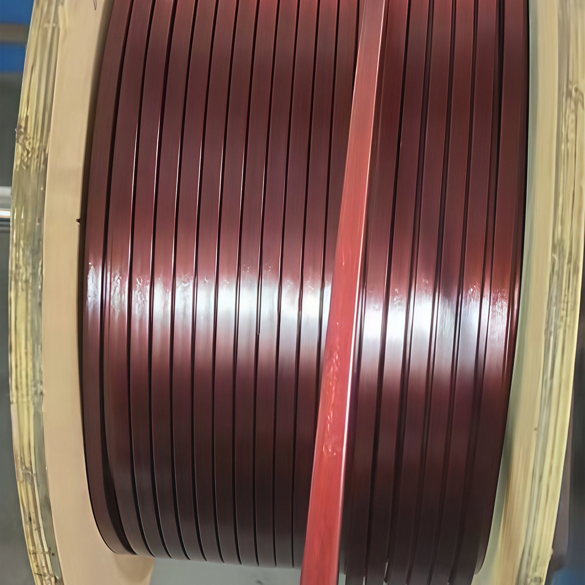 Enamelled Flat Copper Wire product image