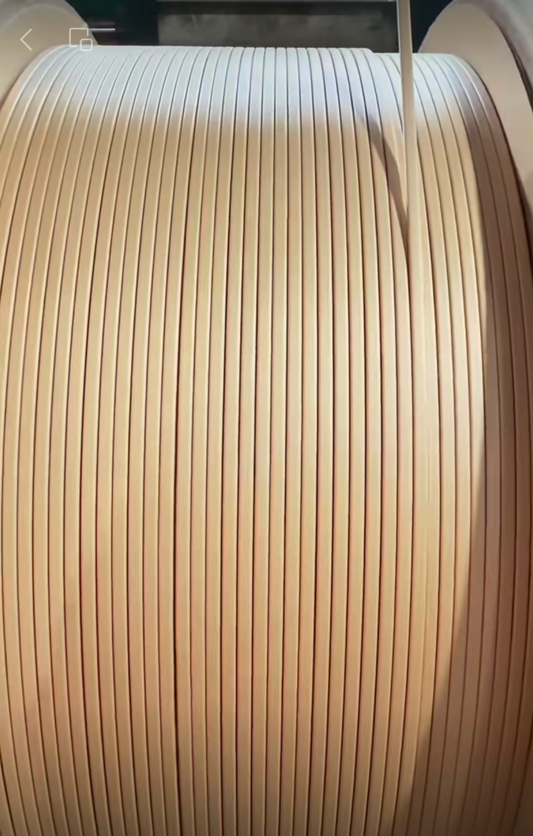 Additional spool view of Polyester Paper-Covered Copper Wire