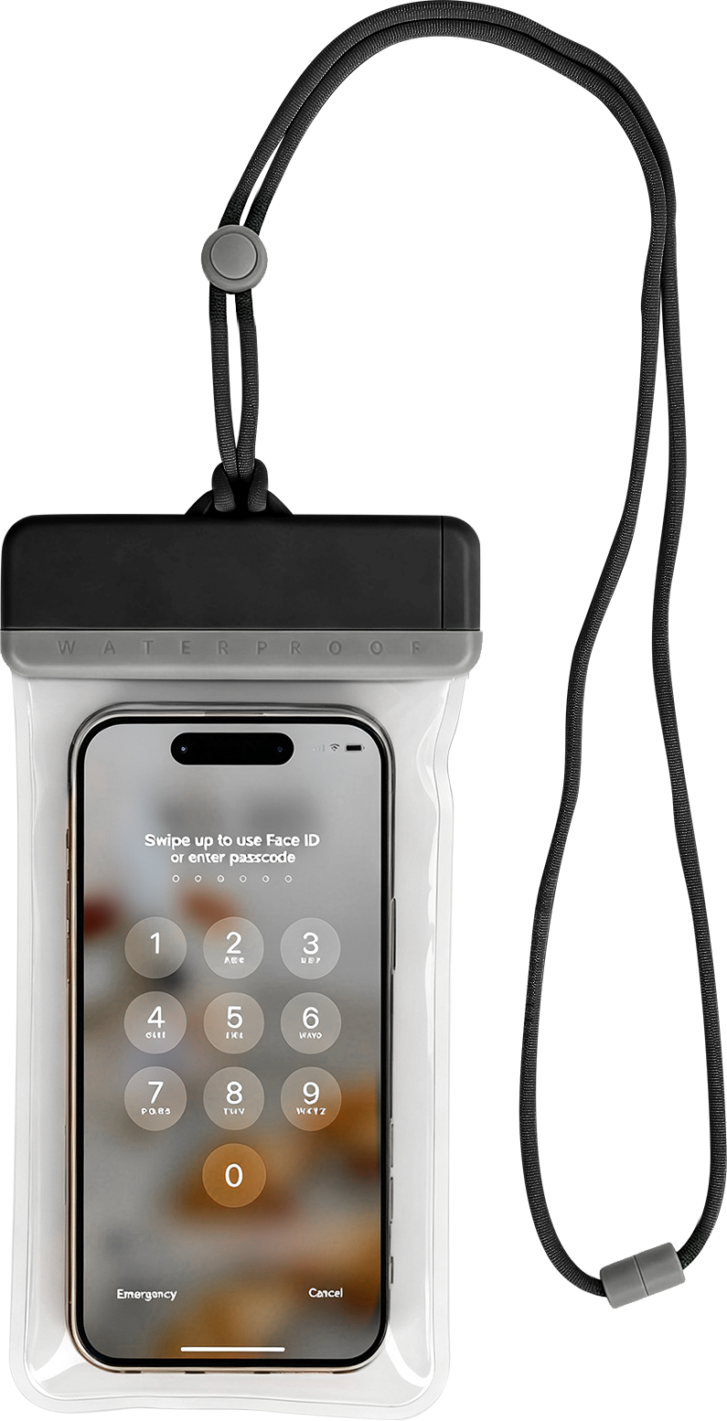 IPX8 4‑Layer Clear Phone Waterproof Pouch for Underwater Shooting