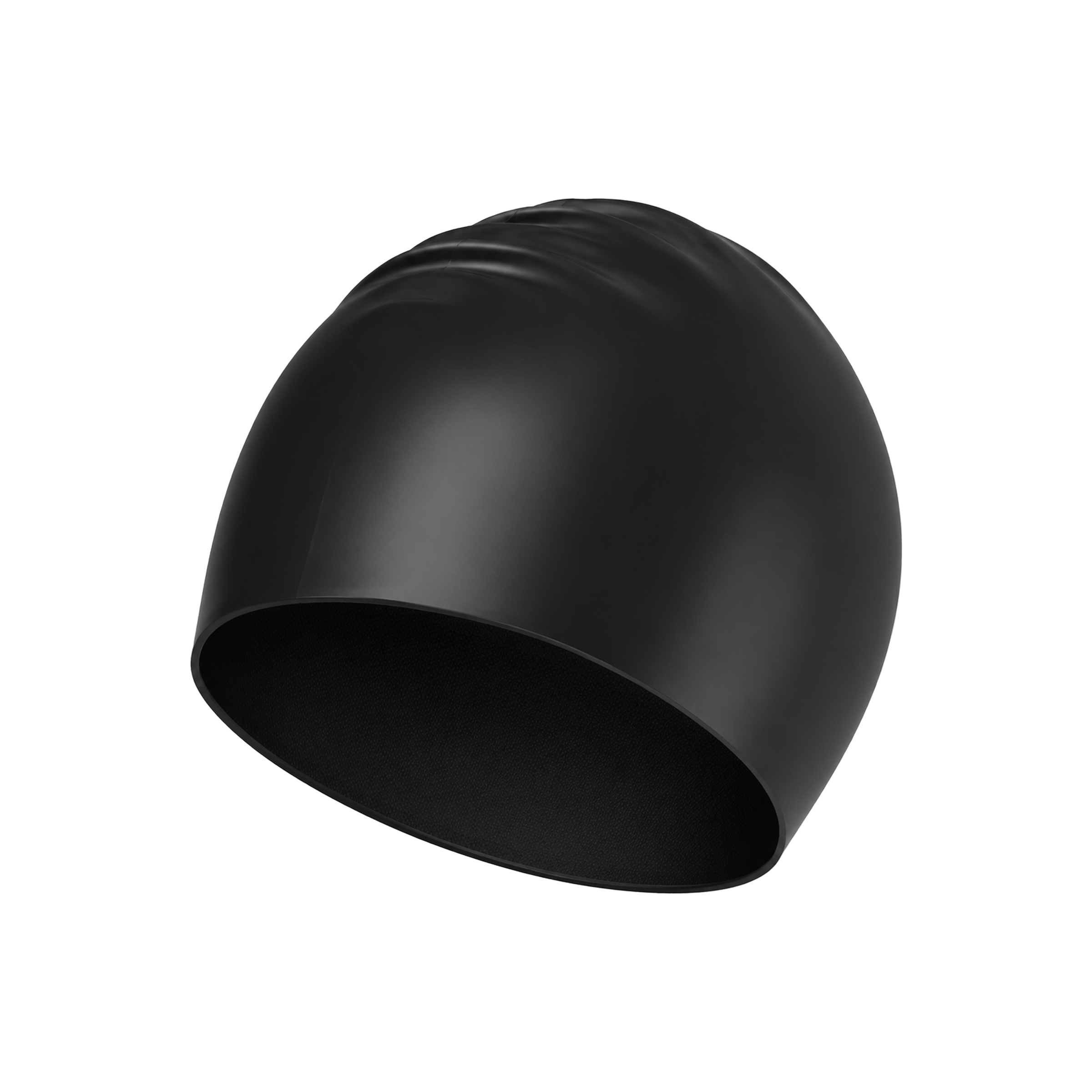 Unisex Adult Silicone Swim Cap, High‑Elastic Solid Color Swimming Cap