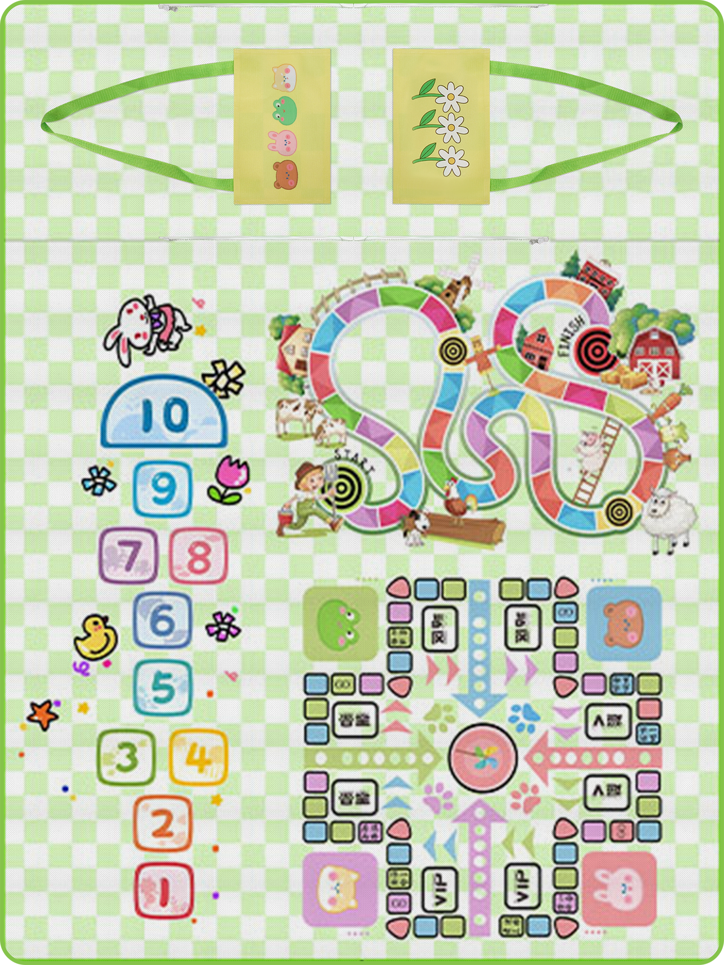 Multi‑Functional Outdoor PVC Picnic Mat, Backpack‑Style Camping Mat for Spring Outing
