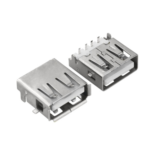 USB2.0AF 沉板插板式带耳 USB Connectors