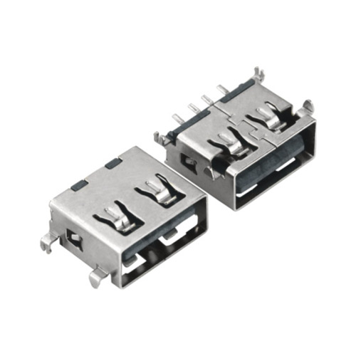 USB2.0AF 短沉板1.2MM贴板式 USB Connectors