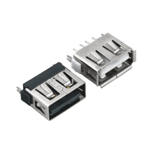 USB2.0AF 直插板10.0MM单面胶 USB Connectors
