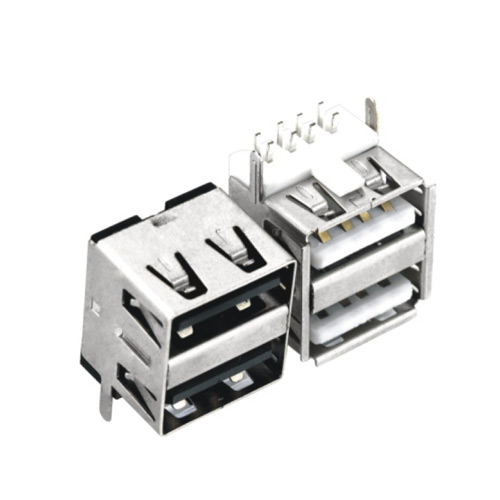 USB2.0AF 双层90度插板11.5MM长 USB Connectors