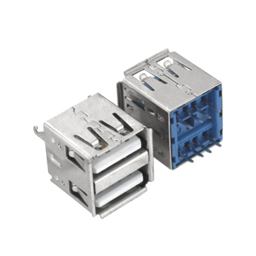 USB2.0AF 双层直插板14.2MM长 USB Connectors