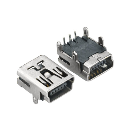 MINI USB 5PIN母座插板式 USB Connectors
