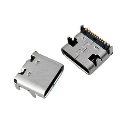 TYPE C 16PIN 母座 贴板式 USB Connectors