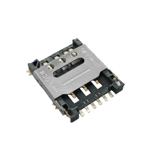 NANO SIM 卡座6PIN 掀盖式 SD / SIM Card Sockets