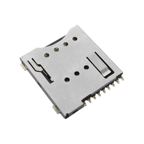 MICRO 6+1PIN SIM卡座自弹式 防呆款 SD / SIM Card Sockets