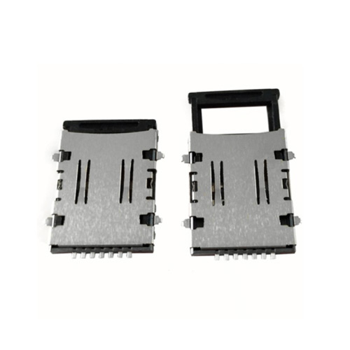 NANO SIM卡座7PIN带卡托 SD / SIM Card Sockets