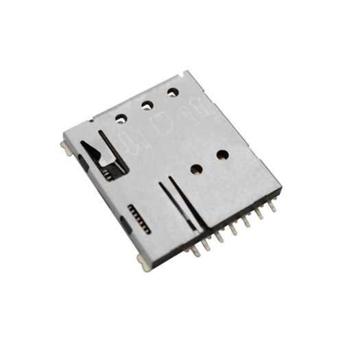 SIM卡座 NANO 6+1PIN自弹式 SD / SIM Card Sockets