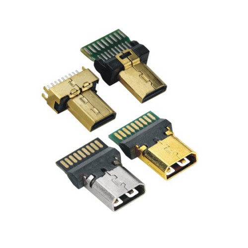HDMI DM/DF焊线/夹板式 HDMI Connectors