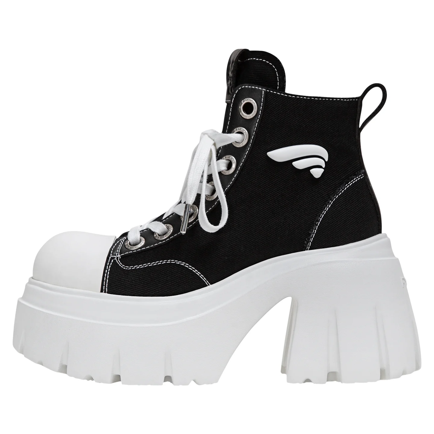FY599-1 High-Top Chunky Canvas Shoe — customer supplied product photograph
