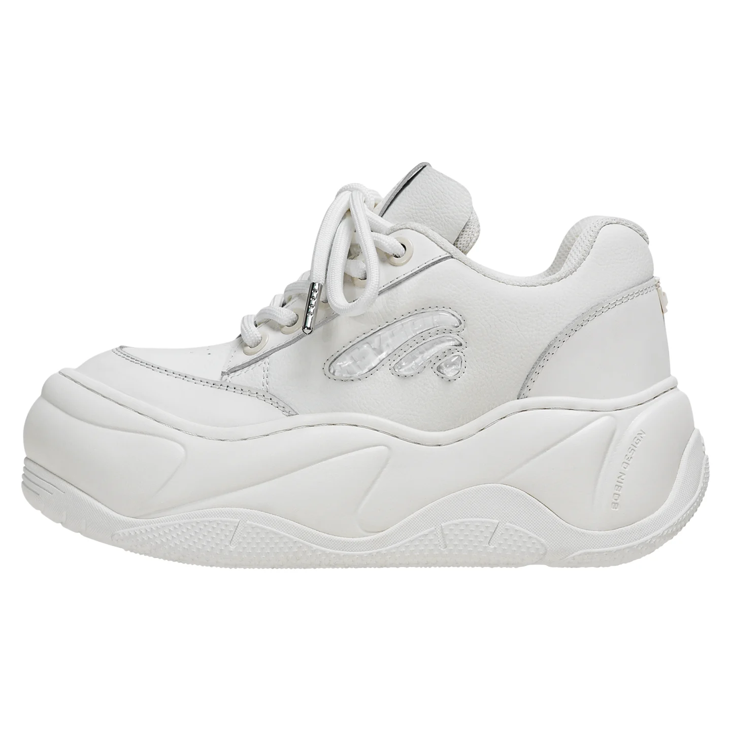 FY900-1 Cream Platform Sneaker — customer supplied product photograph