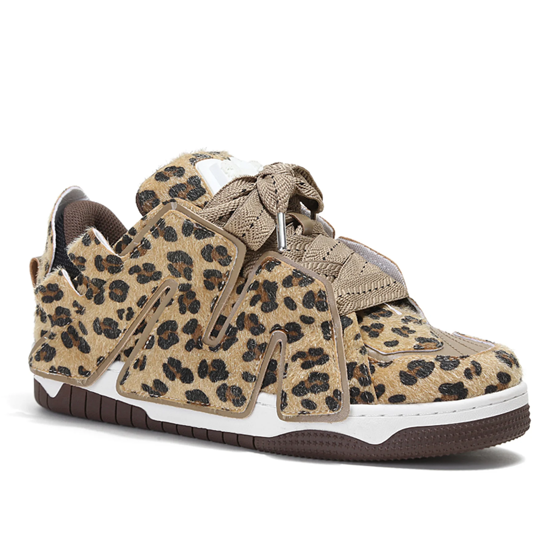JZ893 M-Logo Leopard Leisure Shoe, customer supplied view 2