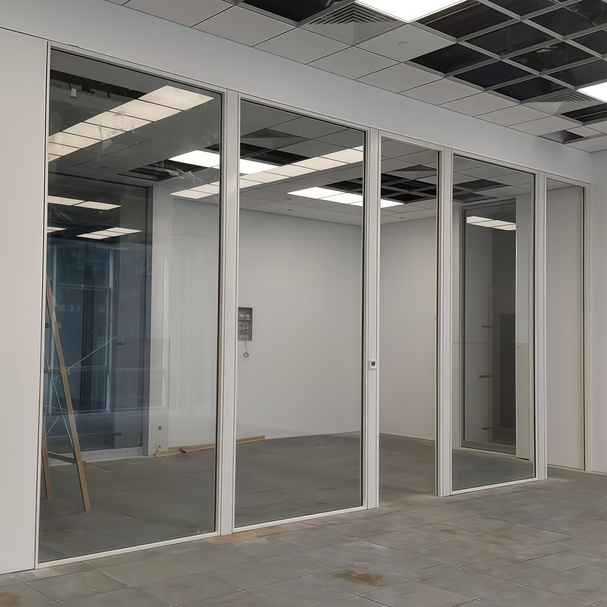 Single-Glazed Partition, view 1