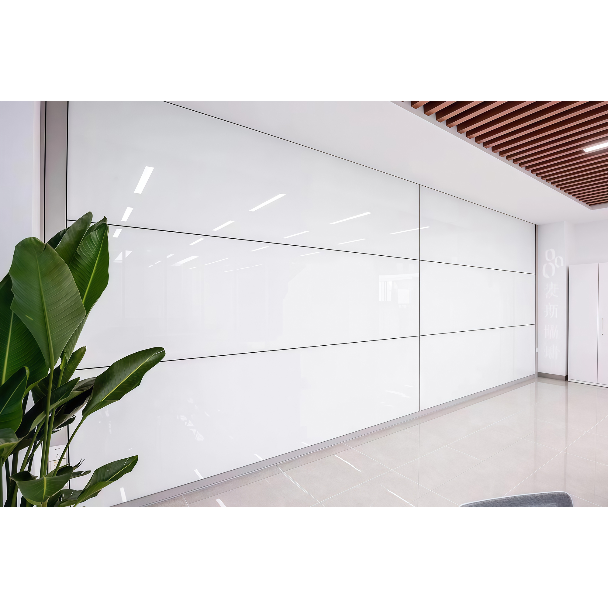Hidden-Frame Double-Glazed Partition, view 1