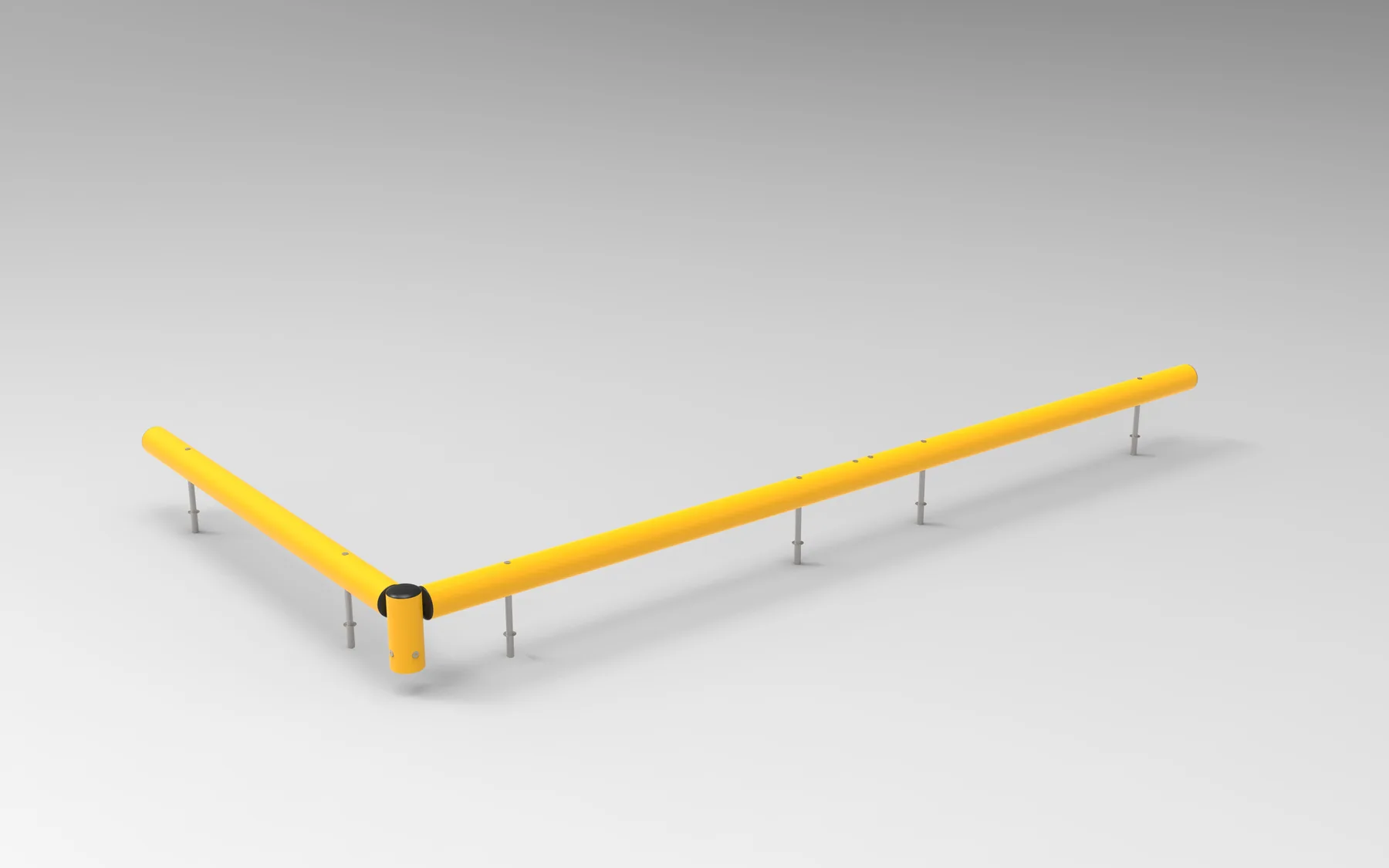 Guardrail installation view 22
