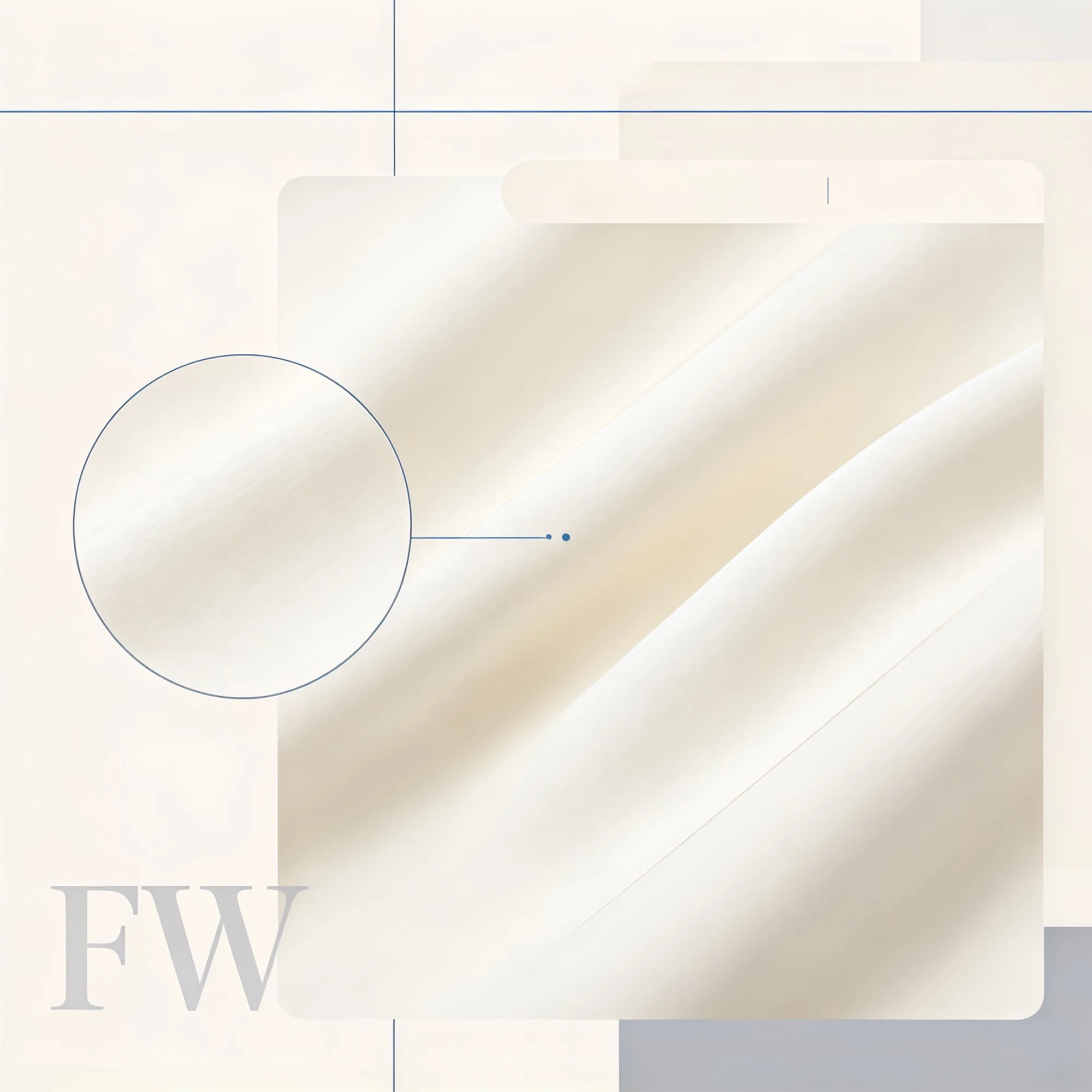 Calendered Combed Cotton fabric photograph
