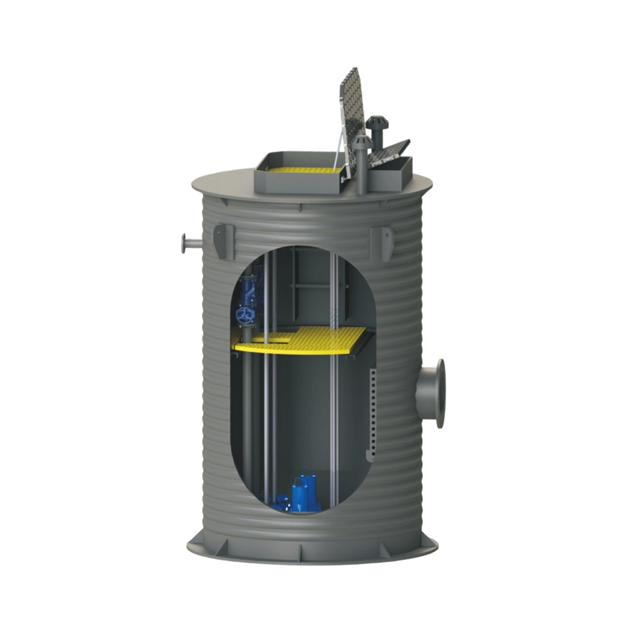 Hongsheng Plastic (Hangzhou) Co., Ltd. hmpp prefabricated pump stations product view