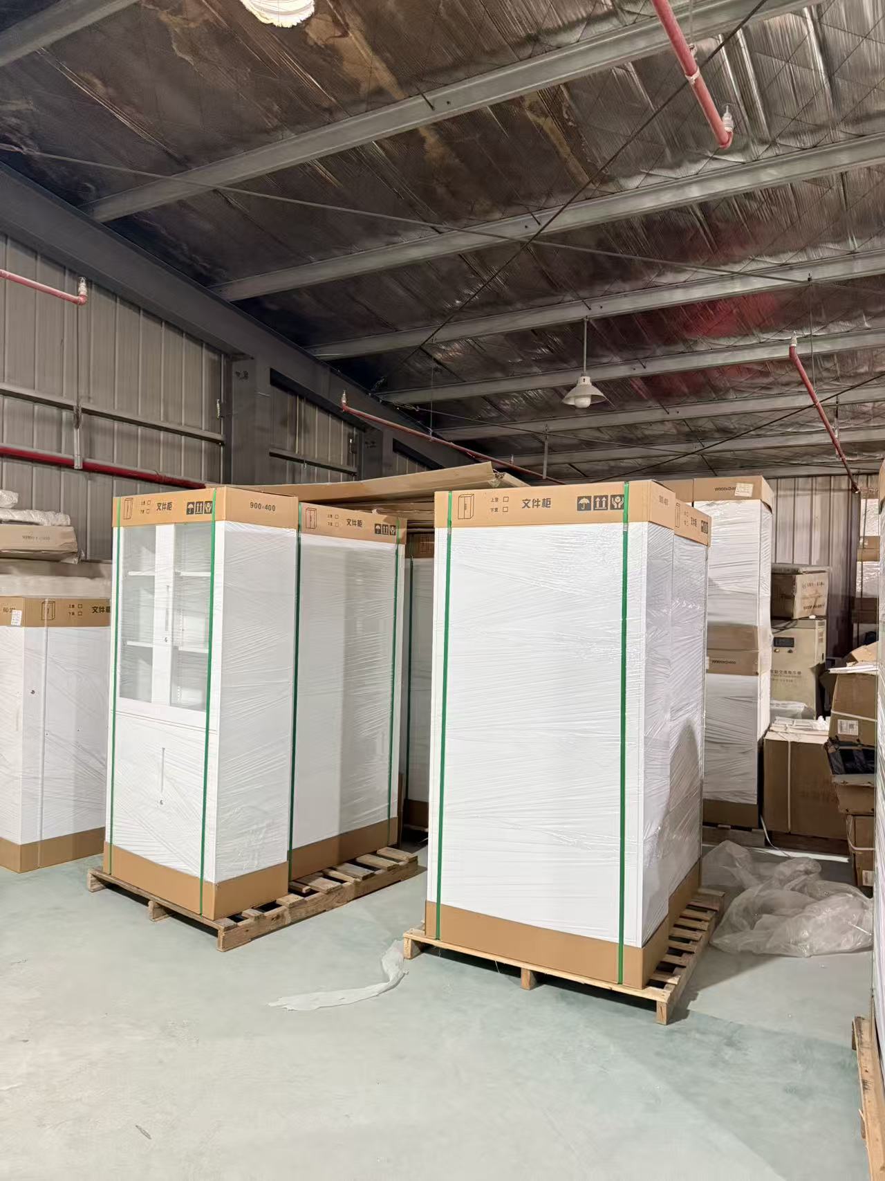 Packed materials at J&Y